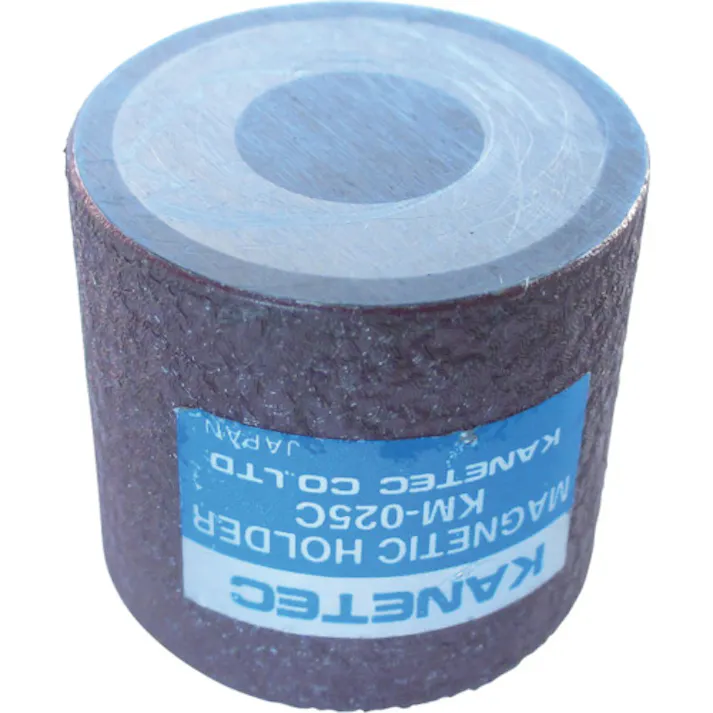 【CAINZ-DASH】カネテック 永磁ホルダ ネオジム磁石 円形・ねじ穴あり 外径26mm KM-025C【別送品】