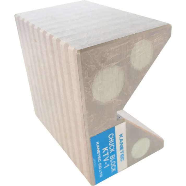 【CAINZ-DASH】カネテック V形チャックブロック(2個1組) KTV-1【別送品】