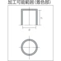 【CAINZ-DASH】カネテック 永磁ホルダ　アルニコ磁石　外径２６ｍｍ　円形・外径ｈ公差 KM-H0025【別送品】