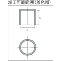 【CAINZ-DASH】カネテック 永磁ホルダ　アルニコ磁石　外径２６ｍｍ　円形・外径ｈ公差 KM-H0025【別送品】