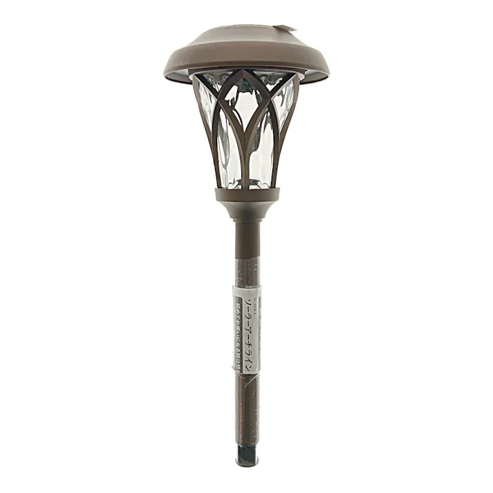 ソーラーアーチラインライト ブラウン