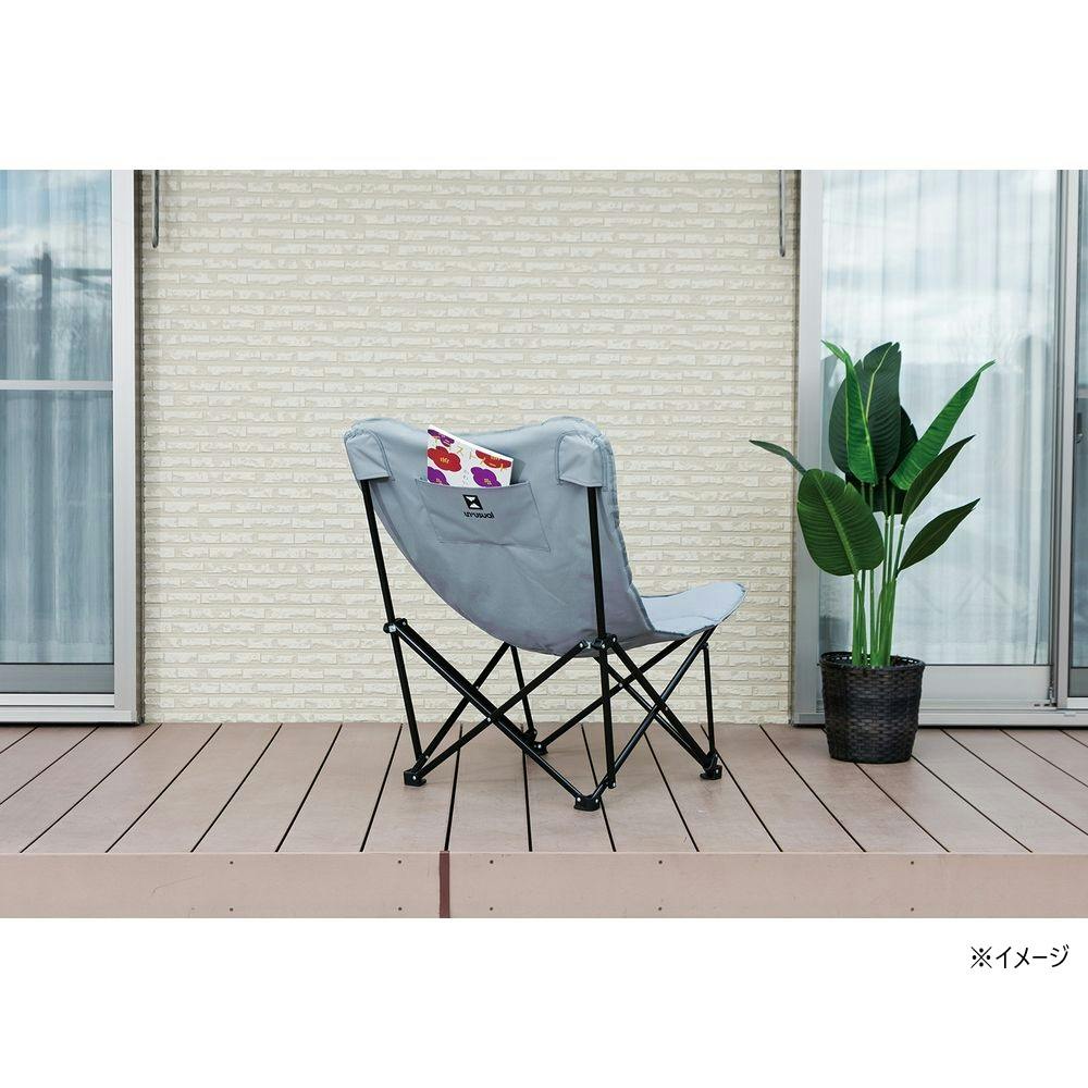 Un＋usual ハイバック リラックスチェア グレー B2-HRC80GRY