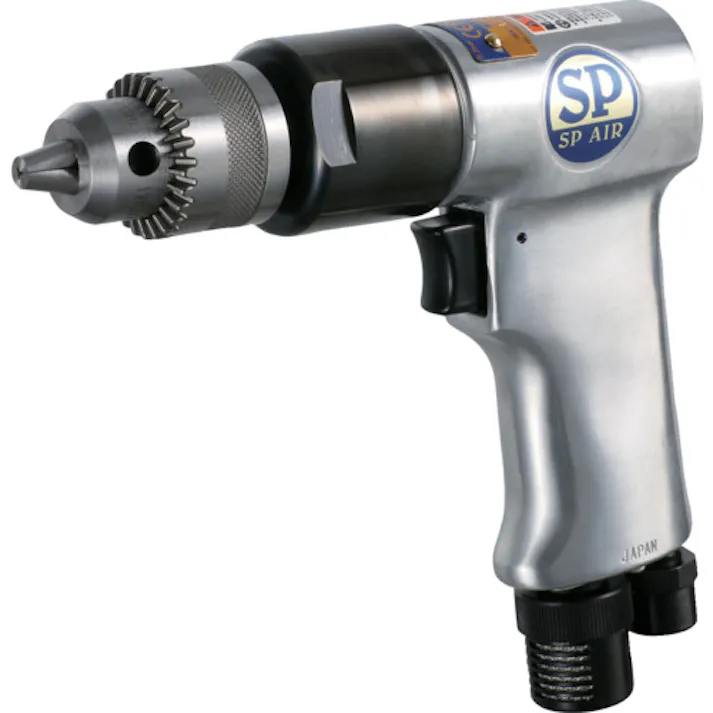 【CAINZ-DASH】ベッセル サイレンサー付エアードリル10mm SP-1522【別送品】