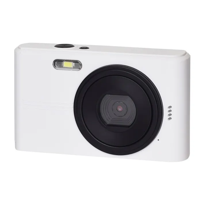 KEIYO コンパクトデジタルカメラ ホワイト×ブラック NT-DC001-WBK