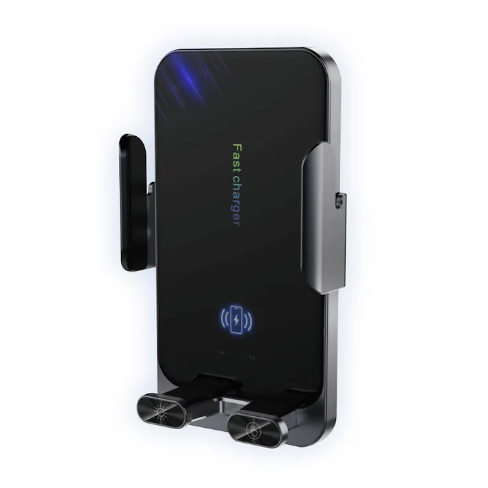 KEIYO スマートタグ搭載ワイヤレスチャージホルダ エアコン吹き出し口固定タイプ AN-S159