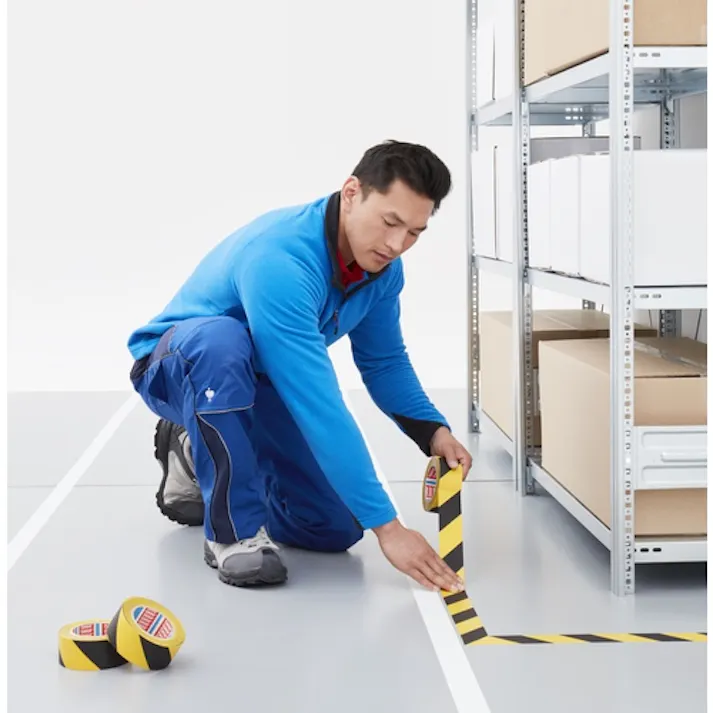 【CAINZ-DASH】テサテープ ラインマーキングテープ トラ 50mmx33m 4169N-PV8-TR【別送品】