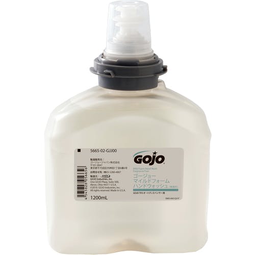 ゴージョージャパン ゴージョー マイルドフォームハンドウォッシュ(無香料)1200mL(TFX用カートリッジ) 5665 ハンドソープ ゴージョージャパン ゴージョー マイルドフォームハンドウォッシュ(無香料)1200mL(TFX用カートリッジ) 5665 ハンドソープ
