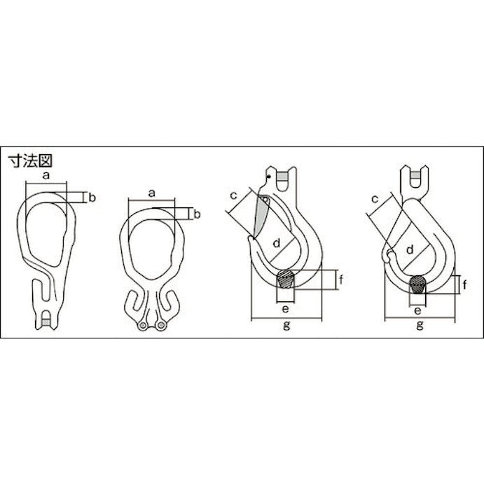 【CAINZ-DASH】マーテック チェーンスリングセット　ＭＧ１－ＥＧＫＮＡ１３　チェーン長＝２ｍ MG1-EGKNA13【別送品】