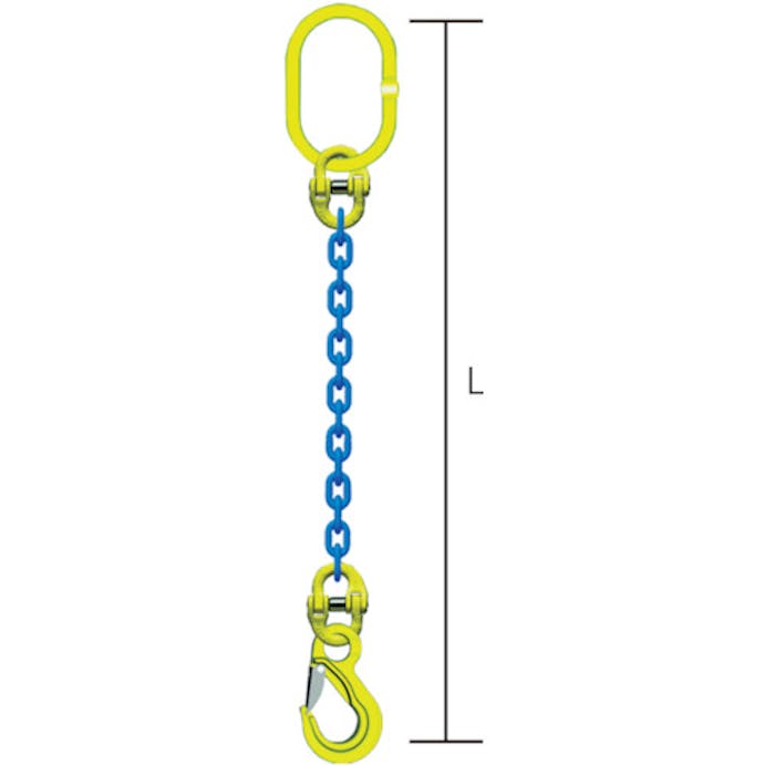 【CAINZ-DASH】マーテック １本吊りチェンスリングセット　Ｌ＝１．５ｍ TA1-EKN-10【別送品】