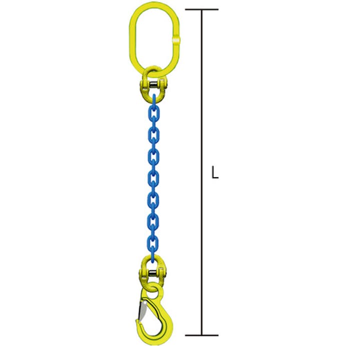 【CAINZ-DASH】マーテック １本吊りチェンスリングセット　Ｌ＝１．５ｍ TA1-EKN-10【別送品】