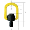 【CAINZ-DASH】マーテック フレノリンクボルト　ＭＢ－１００　基本使用荷重２０．０ｔ MB-100【別送品】