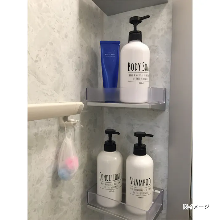 ポンプボトル ラウンドシャンプー 600ml