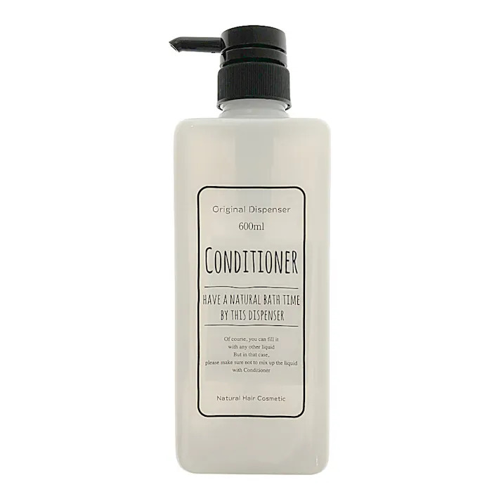 ポンプボトル スクエア コンデイショナー用 600ml