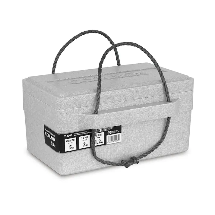発泡クーラーボックス 9.4L グレー Ti-100P