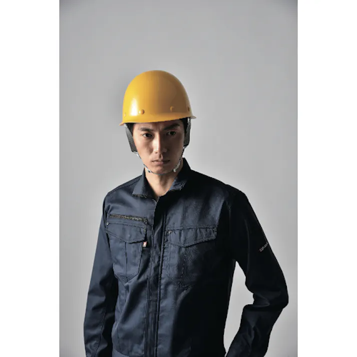 【CAINZ-DASH】谷沢製作所 エアライト搭載ヘルメット(軽量FRP製・かるメット) ST#108-JPZ(EPA) 108-JPZ-W1-J【別送品】