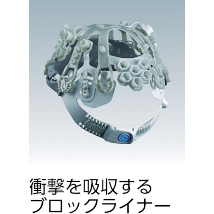 【CAINZ-DASH】谷沢製作所 エアライト搭載ヘルメット通気孔付き（ＰＣ製・透明ひさし型）　ＳＴ＃１６１０－ＪＺＶ（ＥＰＡ）　帽体色　ホワイト　　　 1610-JZV-V3-W3-J【別送品】