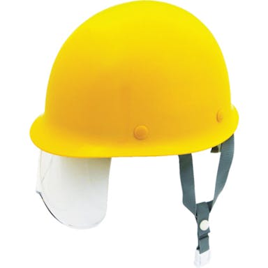【CAINZ-DASH】谷沢製作所 エアライト搭載シールド面付ヘルメット　ＳＴ＃１０８Ｊ－ＳＨ（ＥＰＡ）　帽体色　イエロー　　　 108J-SH-Y2-J【別送品】