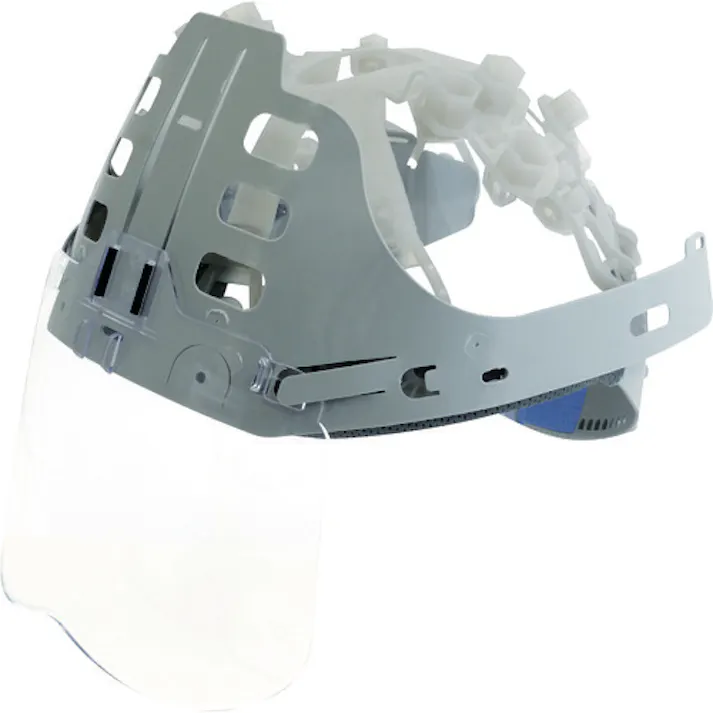 【CAINZ-DASH】谷沢製作所 エアライト搭載シールド面付ヘルメット ST#1610VJ-SH(EPA) 帽体色 ホワイト 1610VJ-SH-W3V2-J【別送品】