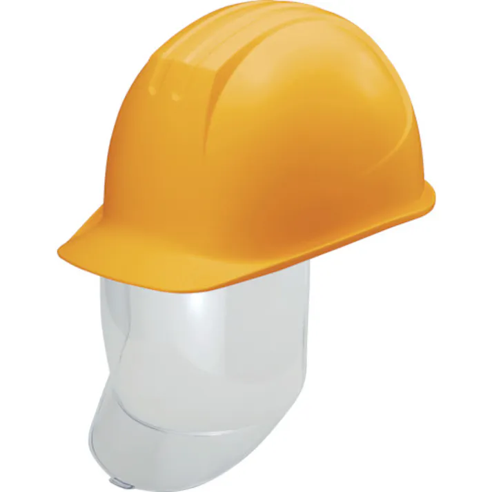 【CAINZ-DASH】谷沢製作所 大型シールド面付ヘルメット ST#0162-SD(EPA) 溝付 イエロー 0162-SD-Y2-J【別送品】