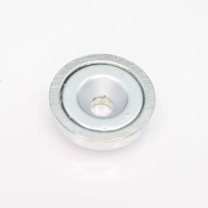 【CAINZ-DASH】マグナ ネオジ磁石プレートキャッチ(丸形・キャップ付)(5個入) 1-NCC12R【別送品】