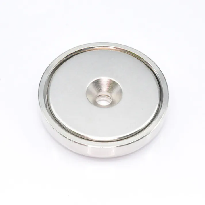 【CAINZ-DASH】マグナ ネオジ磁石プレートキャッチ(丸形・キャップ付)(3個入) 1-NCC40R【別送品】