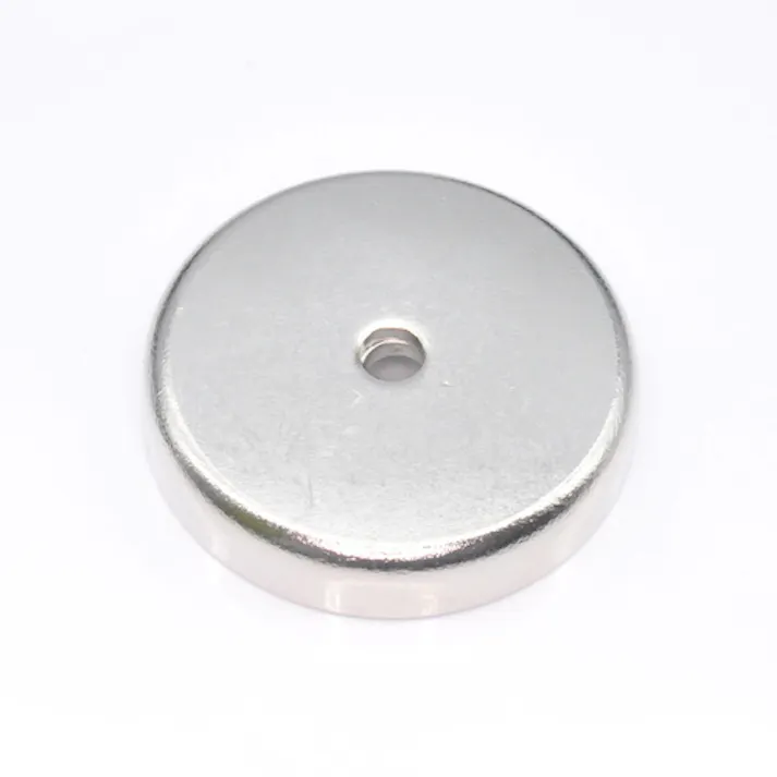 【CAINZ-DASH】マグナ ネオジ磁石プレートキャッチ(丸形・キャップ付)(3個入) 1-NCC40R【別送品】