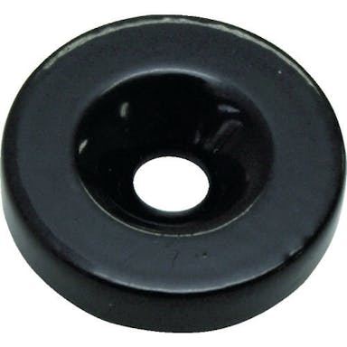 【CAINZ-DASH】マグナ ネオジムポリアミド磁石　１袋２個入（丸形・黒・穴あり） P1-1112542B【別送品】