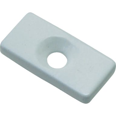 【CAINZ-DASH】マグナ ネオジムポリアミド磁石　１袋２個入（角形・白・穴あり） P1-4120103W【別送品】