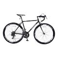 【自転車】《池商》ロードバイク 700C 21段ギア付 MR7001-BGY ブラックグレー