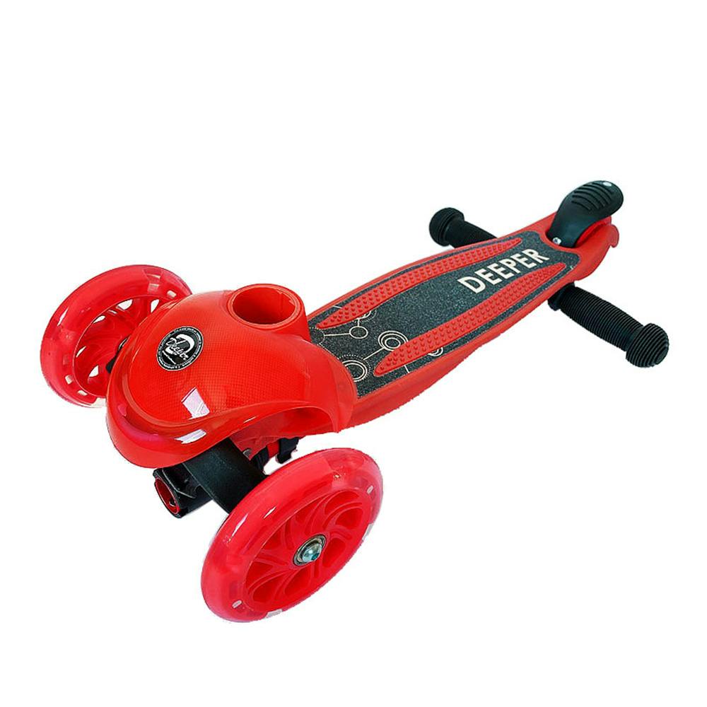 池商 DEEPER 三輪ツイストスクーター レッド D-TC | 乗用玩具 
