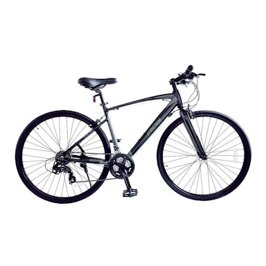 【自転車】《池商》エアロクロスバイク 700C ブラック/グレー