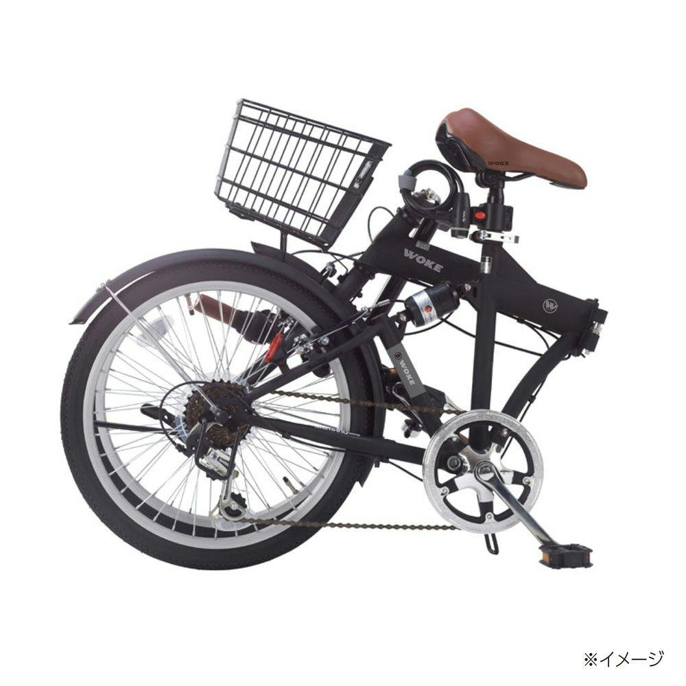 自転車】折畳自転車 20・6SP WOKE マットカーキ | 折りたたみ自転車