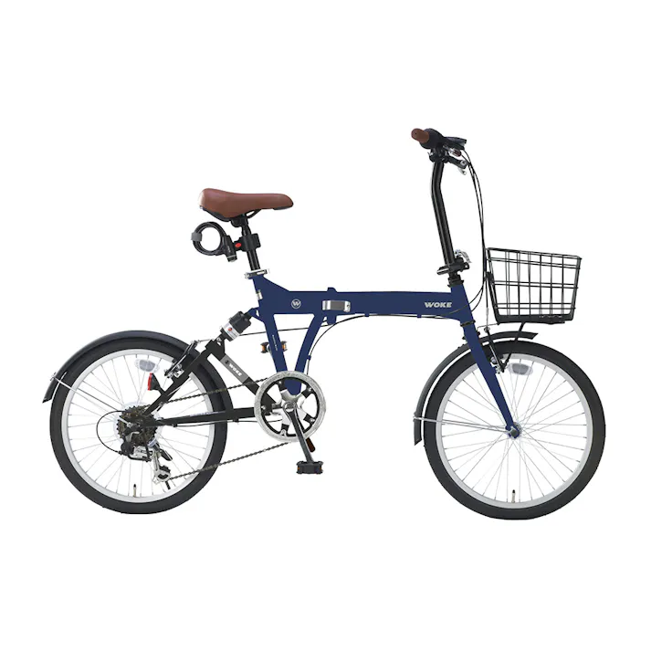折畳自転車 20・6SP WOKE マットネイビー
