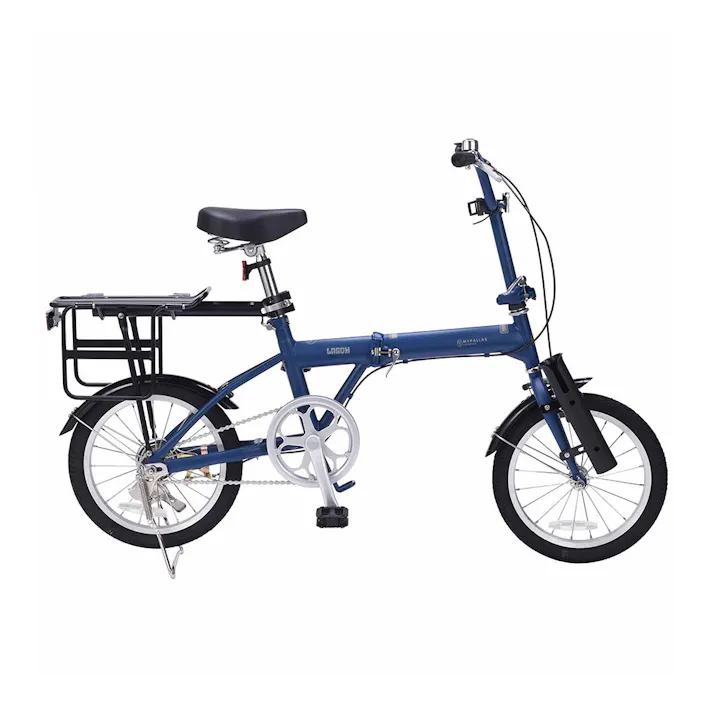 【自転車】折りたたみ自転車 マイパラス MYPALLAS 釣りチャリ 16インチ LS-TR16 マットネイビー