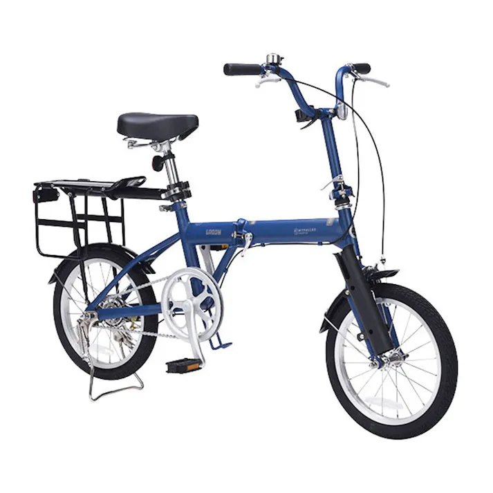 【自転車】折りたたみ自転車 マイパラス MYPALLAS 釣りチャリ 16インチ LS-TR16 マットネイビー