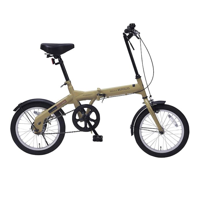 【自転車】《池商》 折畳自転車 16インチ M-100 カフェ