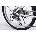 【自転車】《池商》 折畳自転車 シマノ 20インチ 6段ギア M-205 ディープパープル(販売終了)