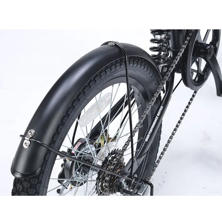 【自転車】折りたたみ自転車 セミファットバイク 20インチ 6段変速 グリーン