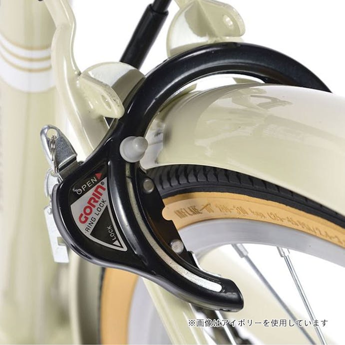 【自転車】《池商》 PRINTEMPS 折畳シティ26・6SP・オートライト M-509 ホワイト(販売終了)