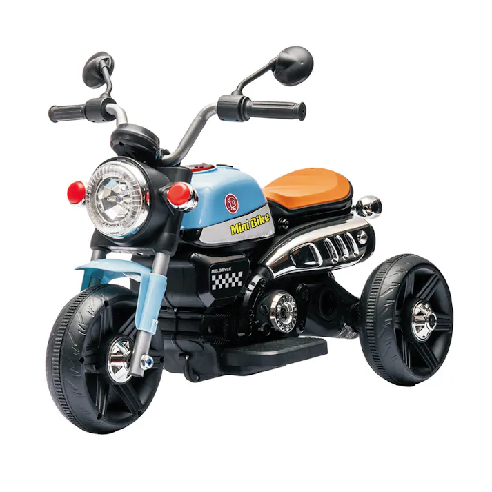 こども用電動乗用3輪ミニバイク ブルー RA-3WRO-BL
