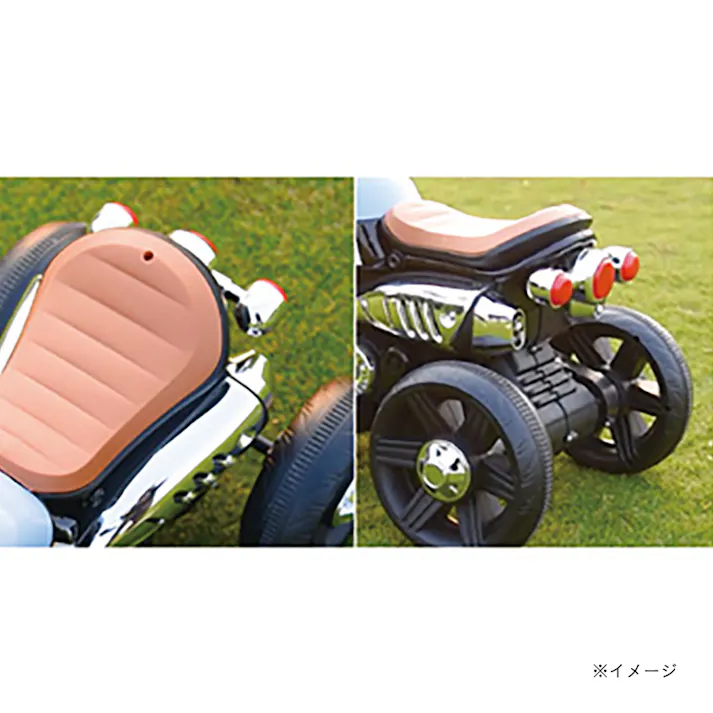 こども用電動乗用3輪ミニバイク ブルー RA-3WRO-BL