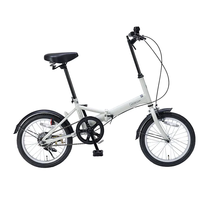 【自転車】折りたたみ自転車 マイパラス 16インチ MF-101-IC アイスグレー