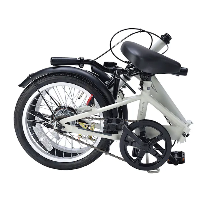 【自転車】折りたたみ自転車 マイパラス 16インチ MF-101-IC アイスグレー