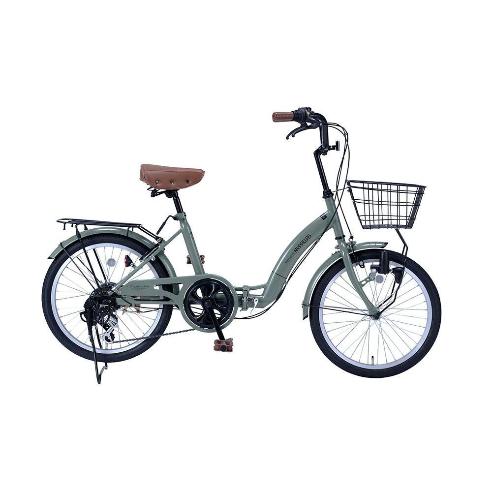 【自転車】マイパラス MYPALLAS 折畳自転車 MF203 EASILY 20・6SP リーフグリーン