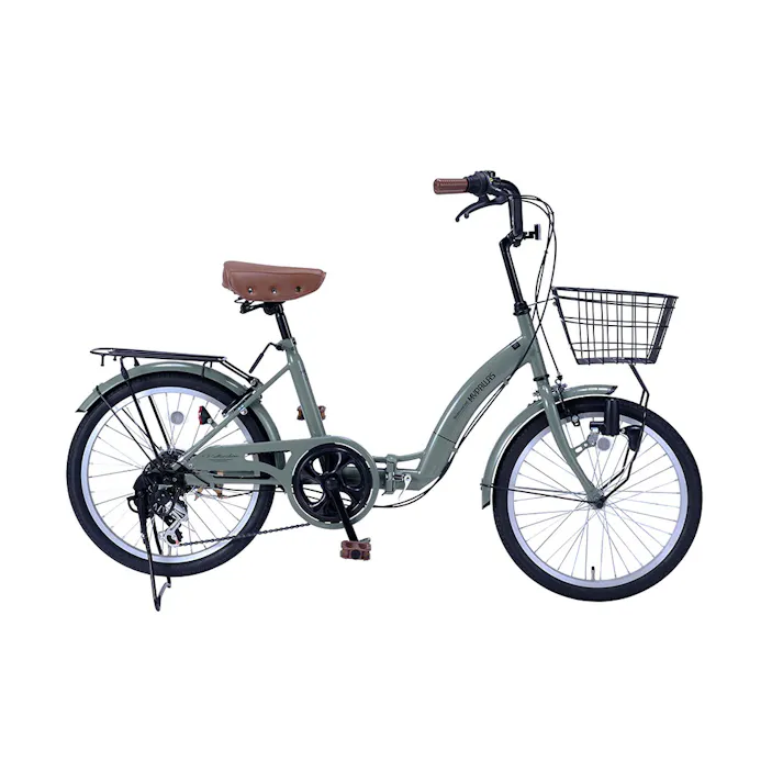 【自転車】マイパラス MYPALLAS 折畳自転車 MF203 EASILY 20・6SP リーフグリーン