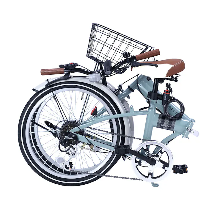 マイパラス MYPALLAS 折畳自転車 MF205 GROOM 20・6SP スモーキーミント
