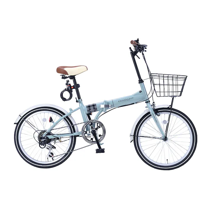 マイパラス MYPALLAS 折畳自転車 MF205 GROOM 20・6SP スモーキーミント