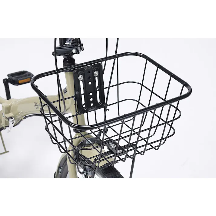 【自転車】折りたたみ自転車 20インチ 6段ギア MF209 カフェ