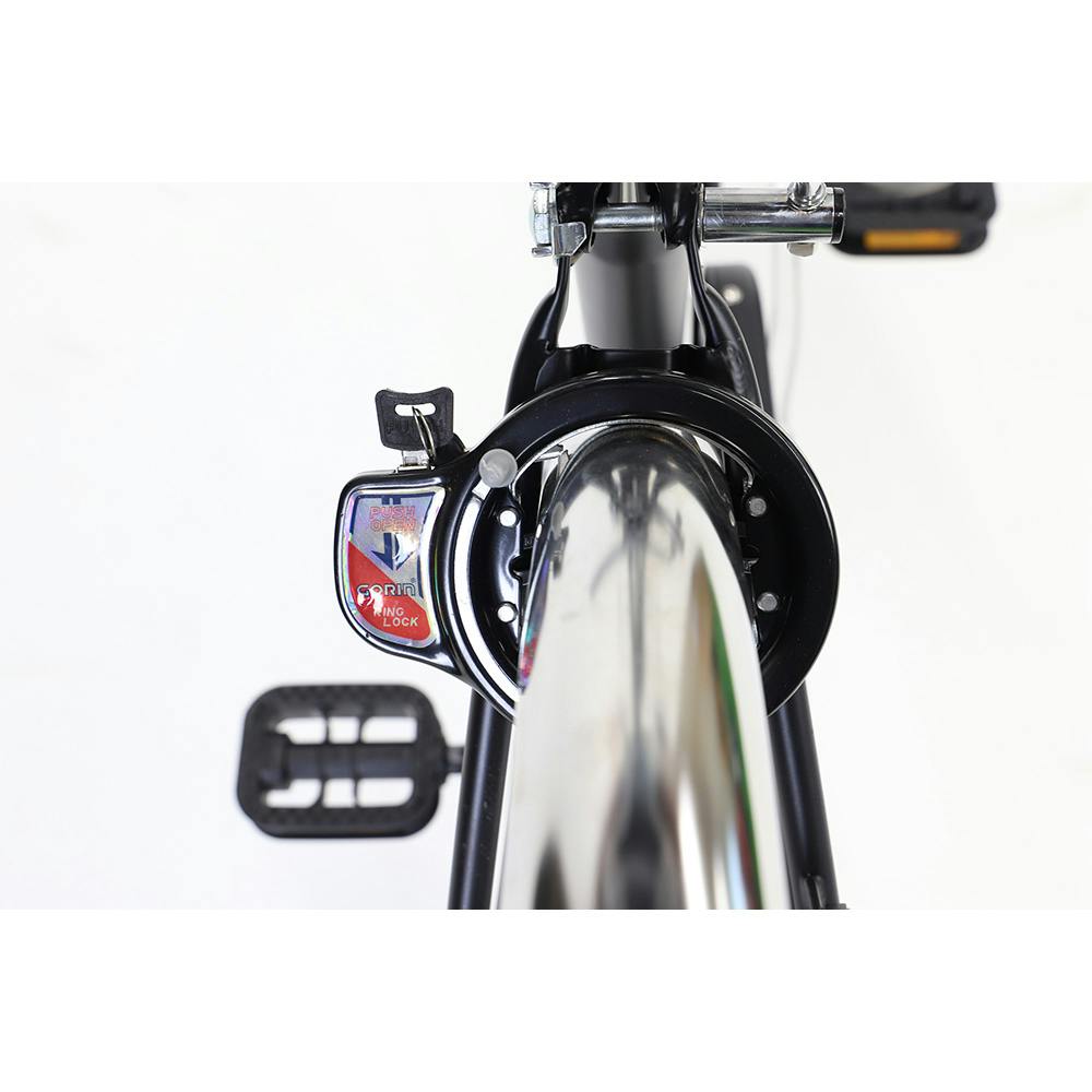 自転車】折りたたみ自転車 BAAシティサイクル 26型 6SP ホワイト