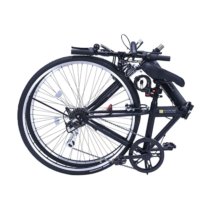 マイパラス MYPALLAS 折畳クロスバイク 700C 外装6段 マットブラック